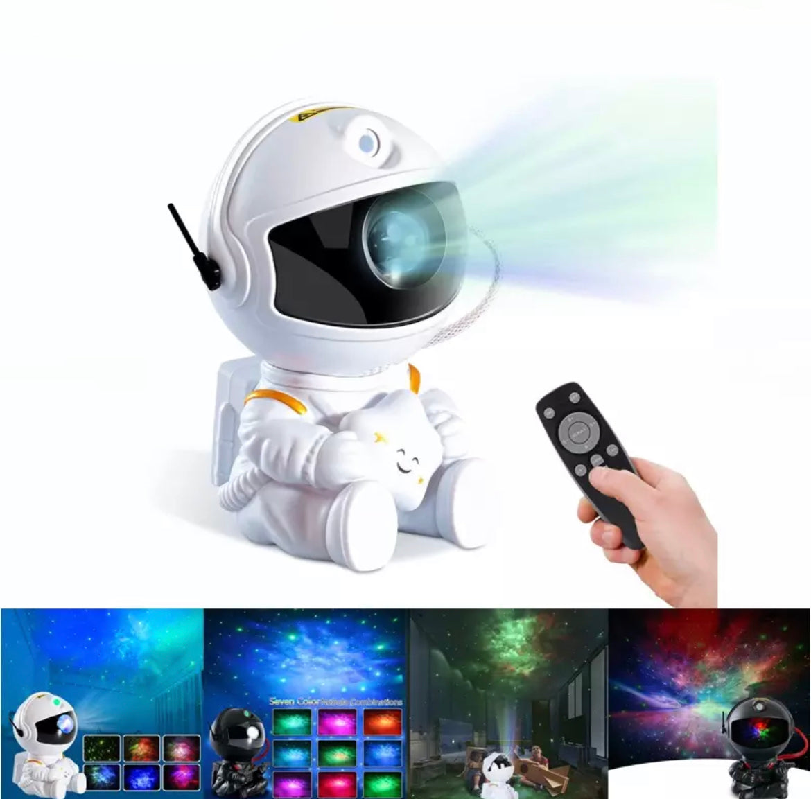 PROYECTOR ASTRONAUTA DE GALAXIA CON CONTROL