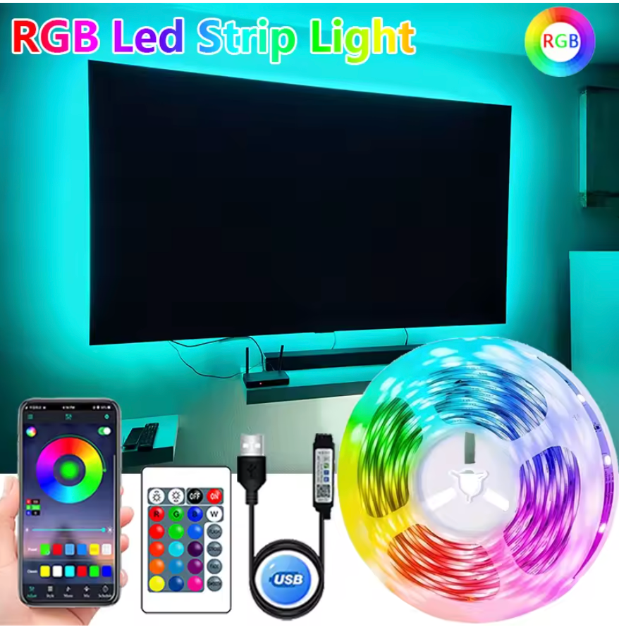 CINTA LED RGB CONTROL APP BLUETOOTH 5 MT