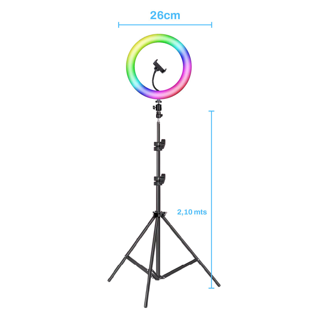 Aro de Luz RGB 26 cm