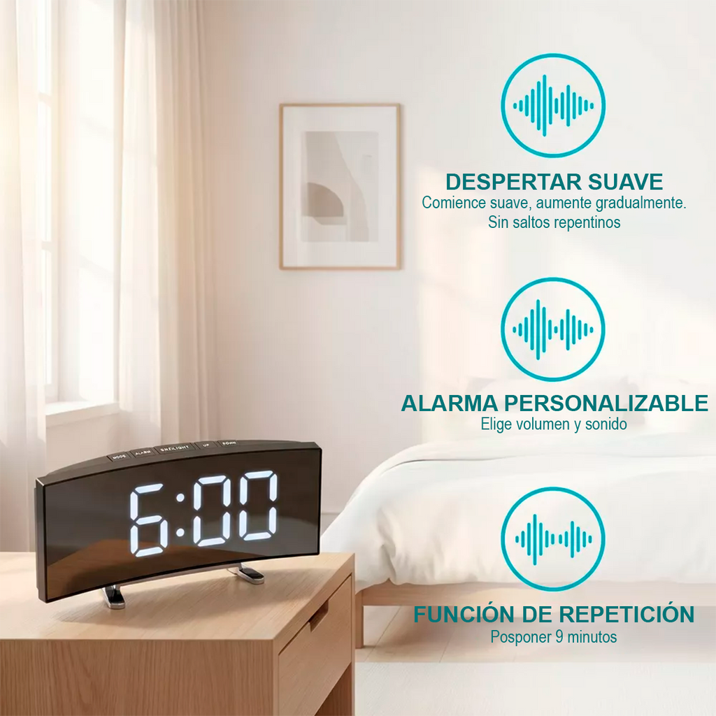 Reloj Despertador Digital DT-6507